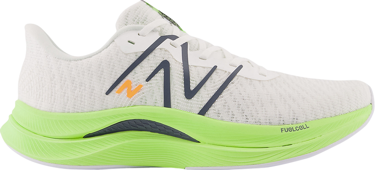 FuelCell Propel v4 2E Wide 'White Bleached Lime Glow'