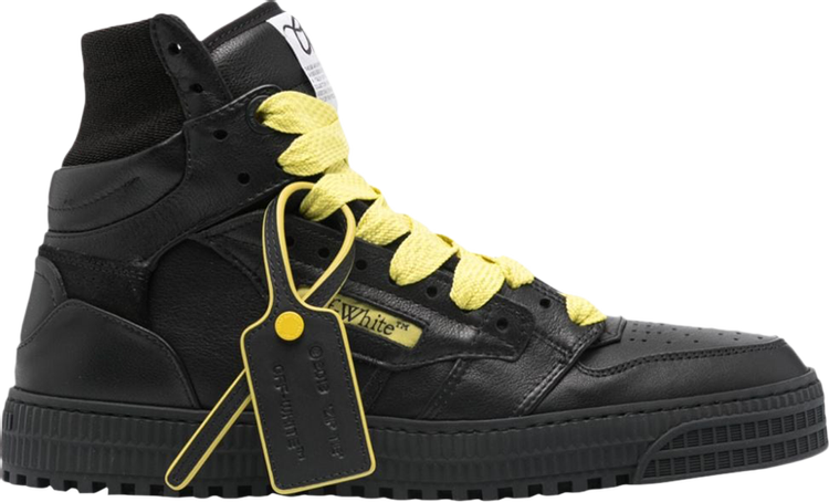 Off White Off Court 30 High Black Yellow