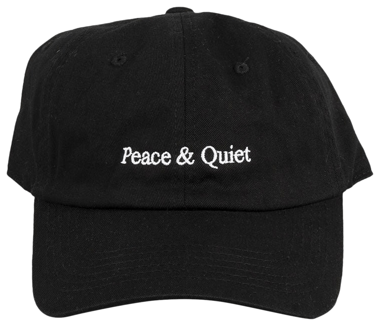 museum of peace & quiet キャップ　黒 Quiet Luxury Hat - Black — Museum of Peace & Quiet