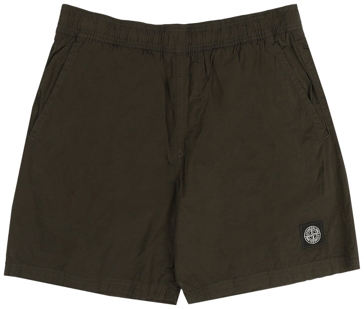 Stone island online olive shorts
