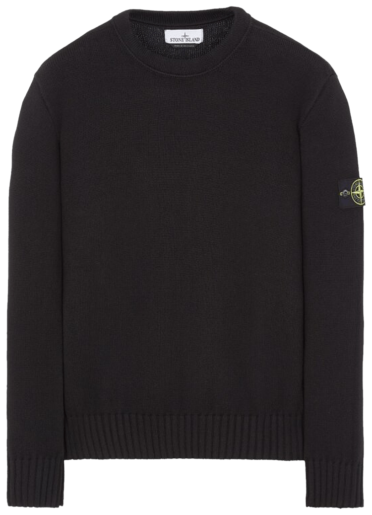 Stone island best sale logo patch jumper