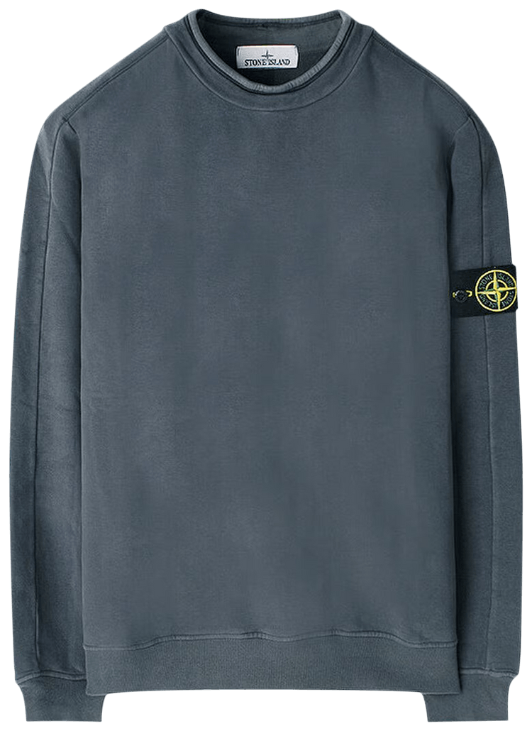 Stone island crew neck sweatshirt grey 2025