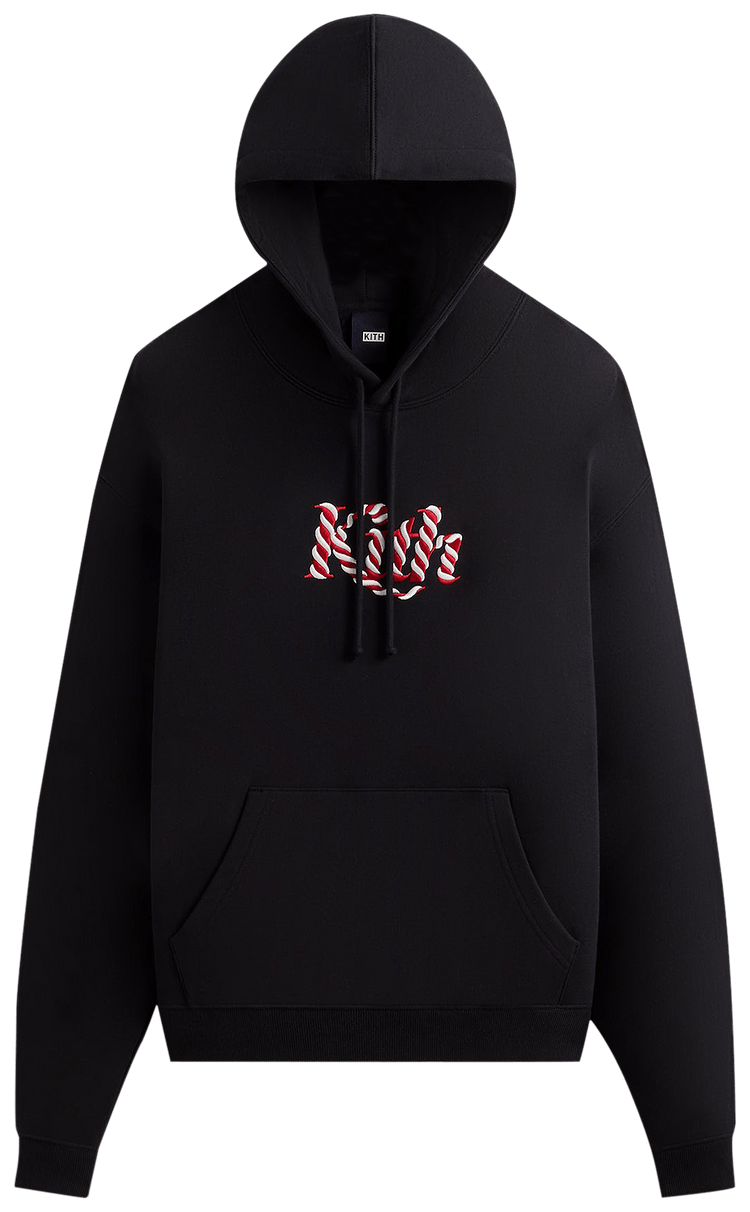 Buy Kith Candy Cane Williams III Hoodie Black KHM031685 001