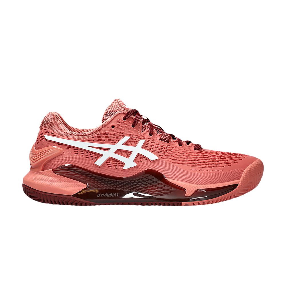 ASICS Wmns Gel Resolution 9 Clay 'Light Garnet White' | Pink | Women's Size 8.5 - 1042A224-600