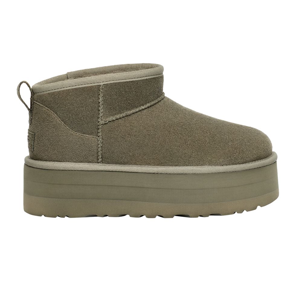 UGG Wmns Classic Ultra Mini Platform Boot 'Moss Green' | Women's Size 10