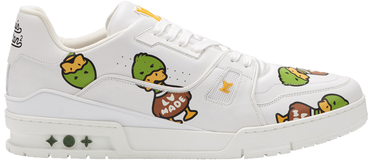 スニーカー Louis Vuitton LV Trainer Nigo Duck Sneaker Louis Vuitton x Nigo Duck LV Trainer White 1A9JCC Men Size