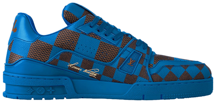 Louis Vuitton Trainer Damier Pop   Blue