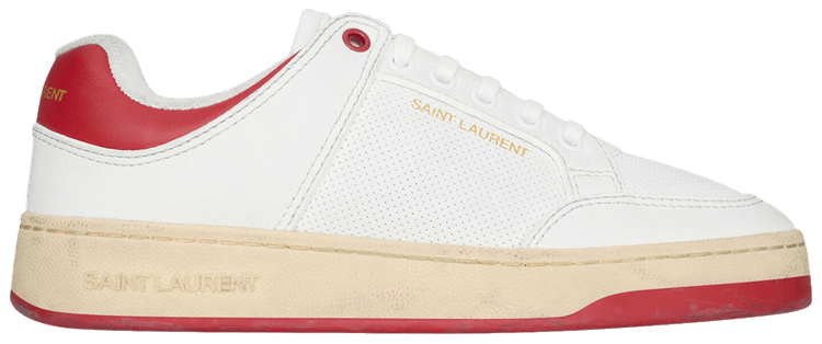 スニーカー SAINT LAURENT Men Sneakers White 7136002W4AA 9226 Buy Saint Laurent SL-61 Low 'White Vintage Red' - 713600