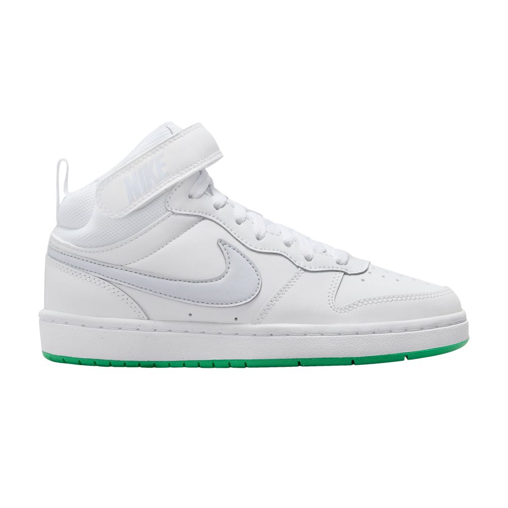 Pre-owned Nike Court Borough Mid 2 Gs 'white Stadium Green' | Kid's Size 4