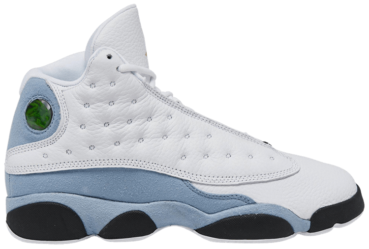 blue gray and white jordans 13