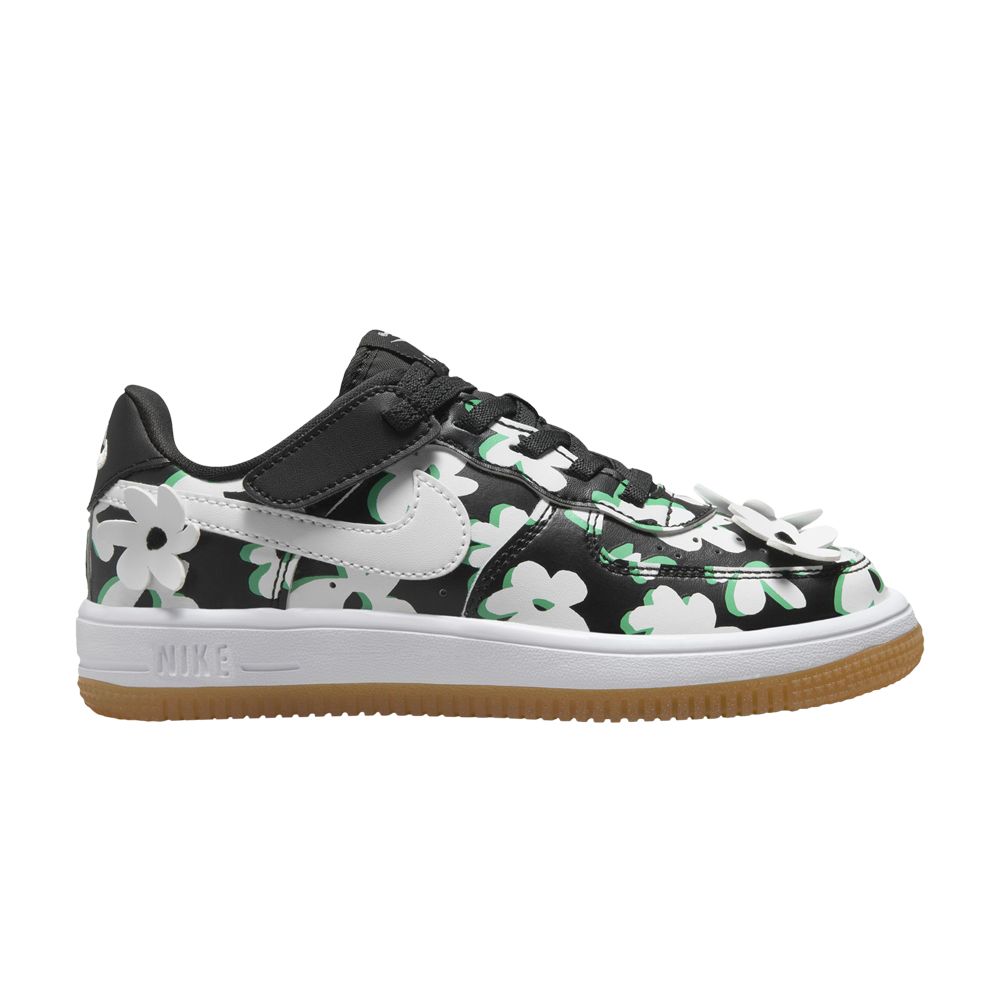 Pre-owned Nike Force 1 Low Easyon Lv8 Ps 'flower Power' | Black | Kid's Size 8
