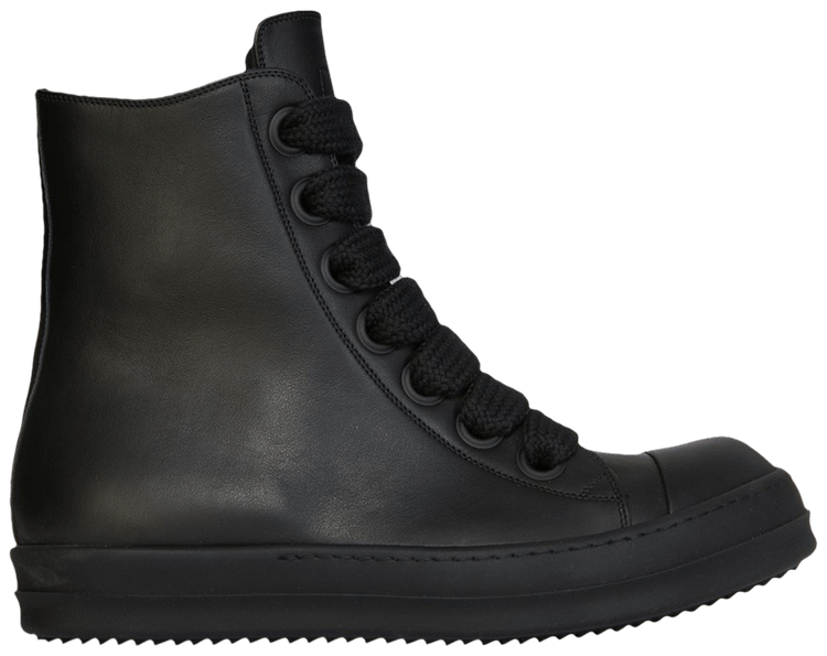 Size 12.0 Rick Owens Lido Jumbo Laced Sneaker Black