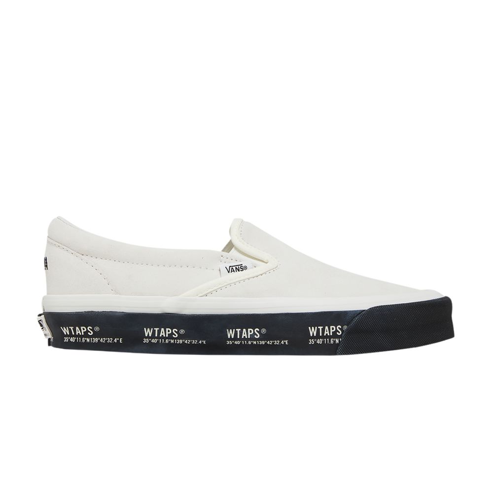 Pre-owned Vans Wtaps X Classic Slip-on Lx 'white Black'