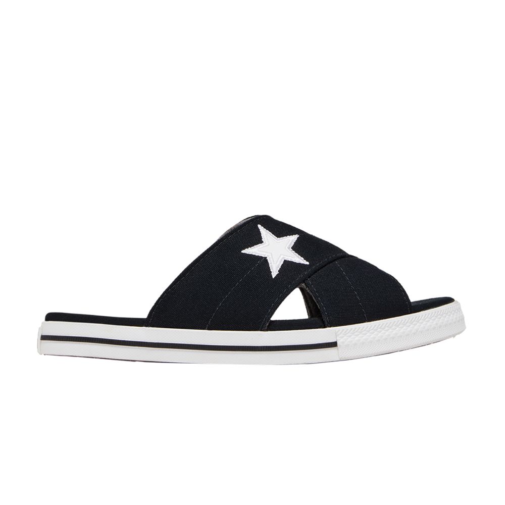 Converse Wmns One Star Slide 'Black' | Women's Size 6