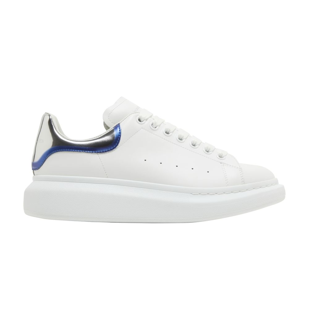 Pre-owned Alexander Mcqueen Oversized Sneaker 'white Silver Blue' | Men's Size 41.5