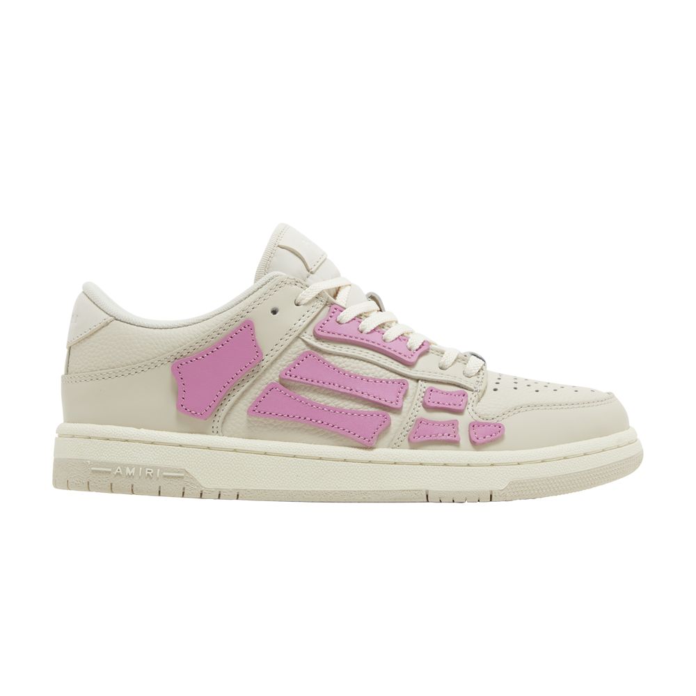 Pre-owned Amiri Wmns Skel Top Low 'beige Pink' | Cream | Women's Size 39 In White