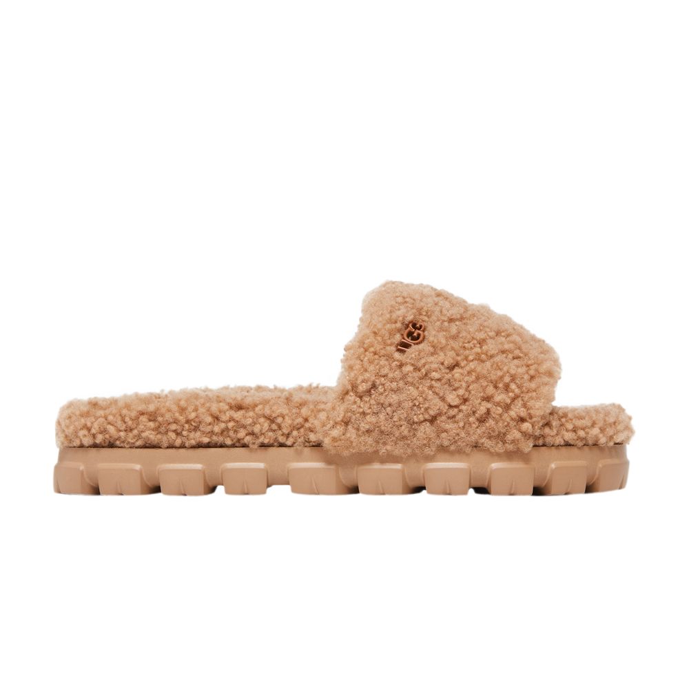 UGG Wmns Cozetta Curly Slipper 'Chestnut' | Brown | Women's Size 11