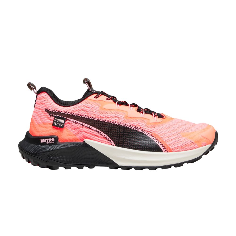 Pre-owned Puma Wmns Fast-trac Nitro 2 'seasons - Neon Sun' In Orange
