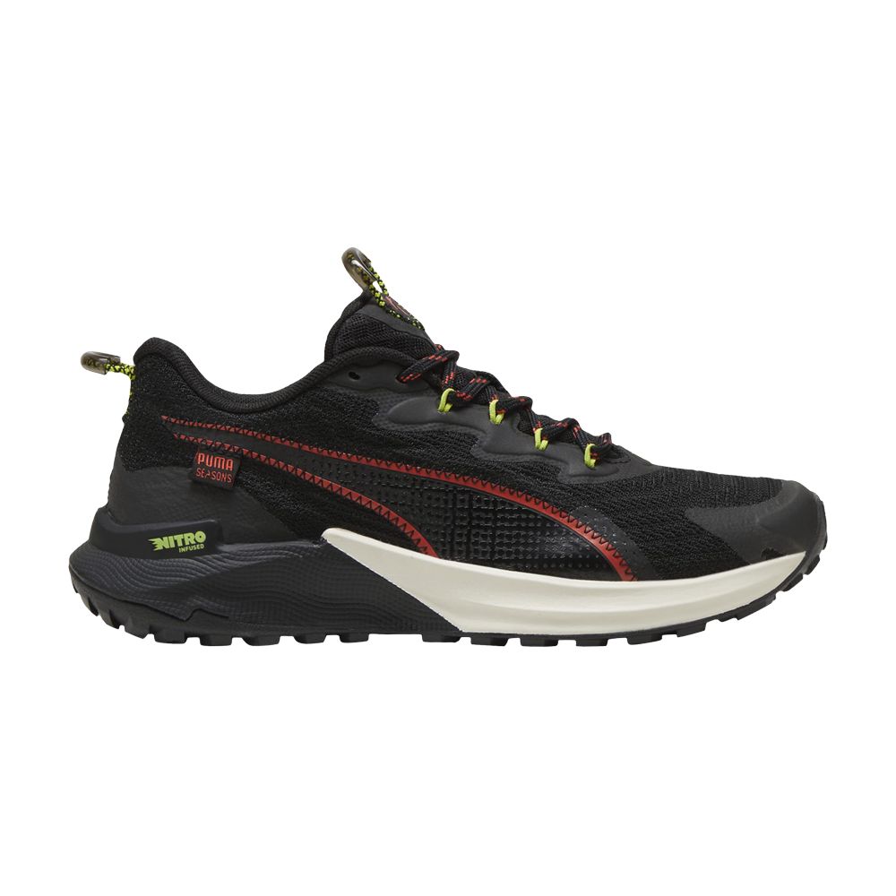 Pre-owned Puma Wmns Fast-trac Nitro 2 'seasons - Black'