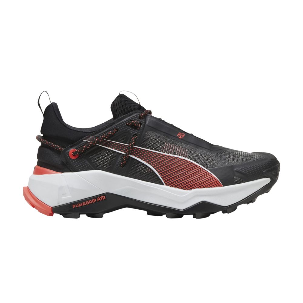 Pre-owned Puma Wmns Explore Nitro 'seasons - Black Active Red'