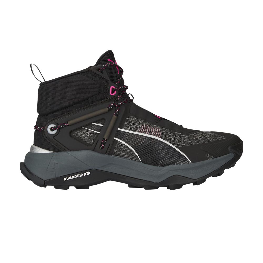 Pre-owned Puma Wmns Explore Nitro Mid 'black Ravish'
