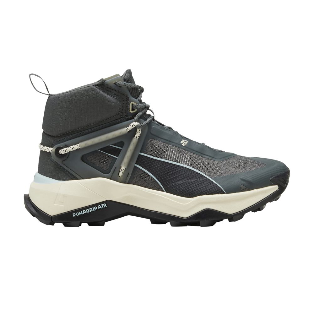 Pre-owned Puma Wmns Explore Nitro Mid 'mineral Grey Turquoise Surf' | Women's Size 9