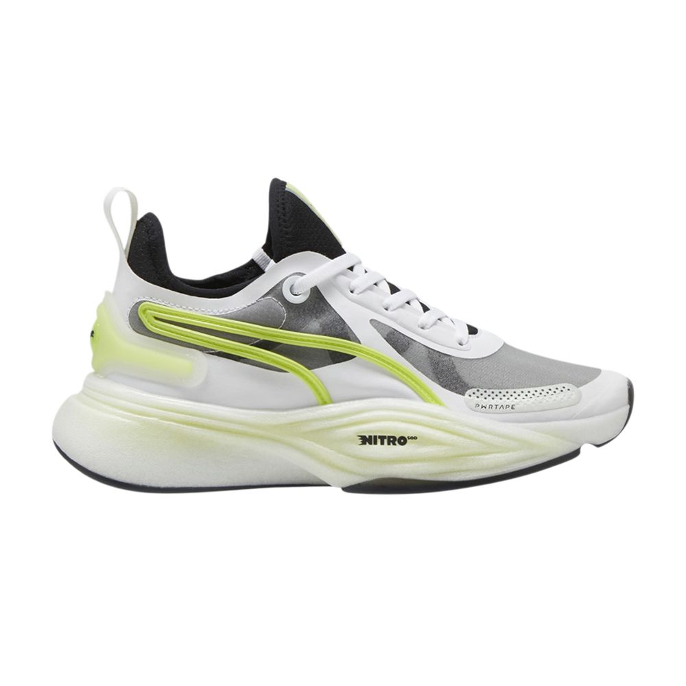 Puma Wmns PWR XX Nitro Squared 'White Lime Pow' | Women's Size 8 - 378688-08