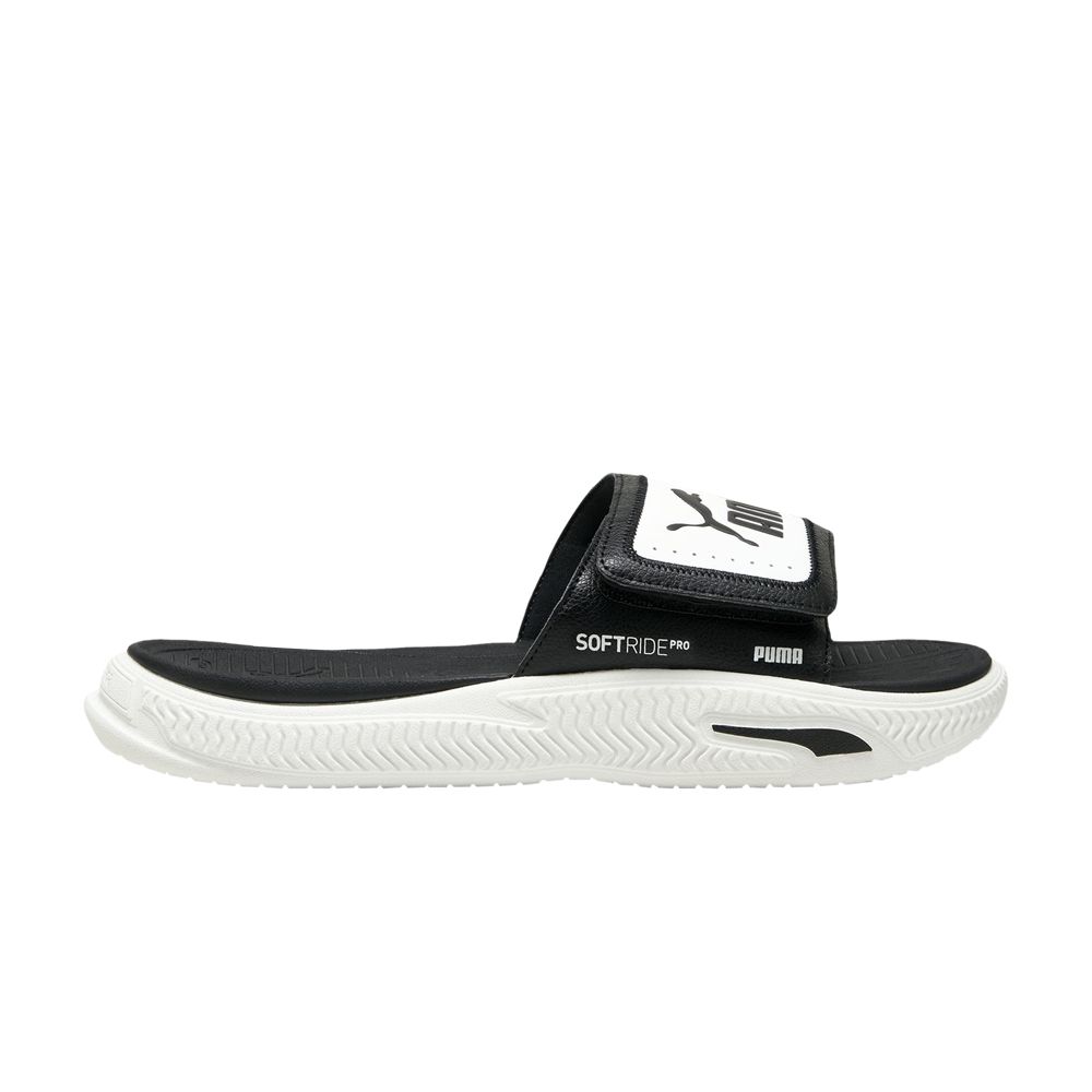 Pre-owned Puma Softride Pro 24 V Slide 'black White'