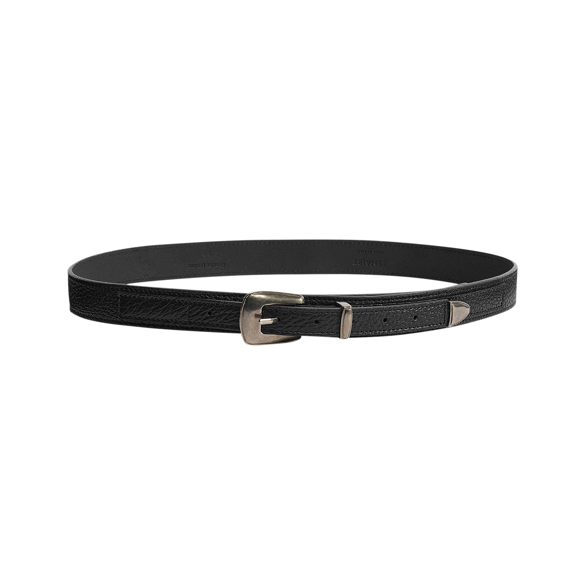 Pre-owned Lemaire Minimal Western Belt 'black' | Men's Size 95