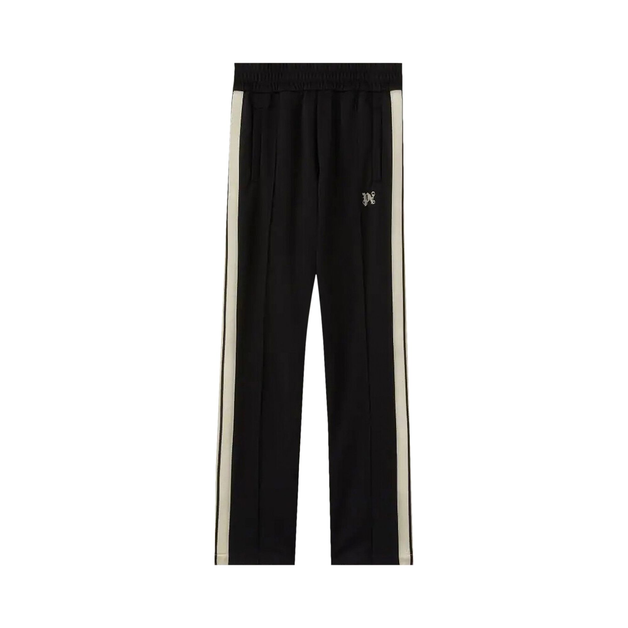 Palm Angels Monogram Track Pants 'Black/Off White' | Men's Size 2XL