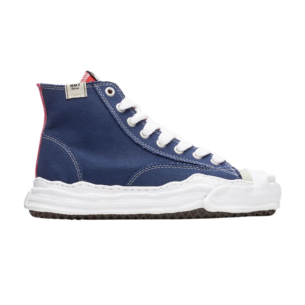 Maison Mihara Yasuhiro Maison Mihara Yasuhiro Hank OG Sole Canvas High 'Navy Beige Mismatched' | Blue | Men's Size 41