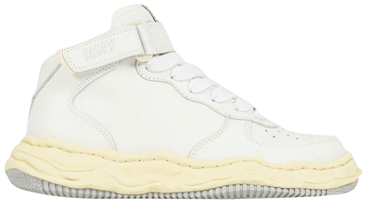 Maison Mihara Yasuhiro Wayne Vintage Sole Leather High White