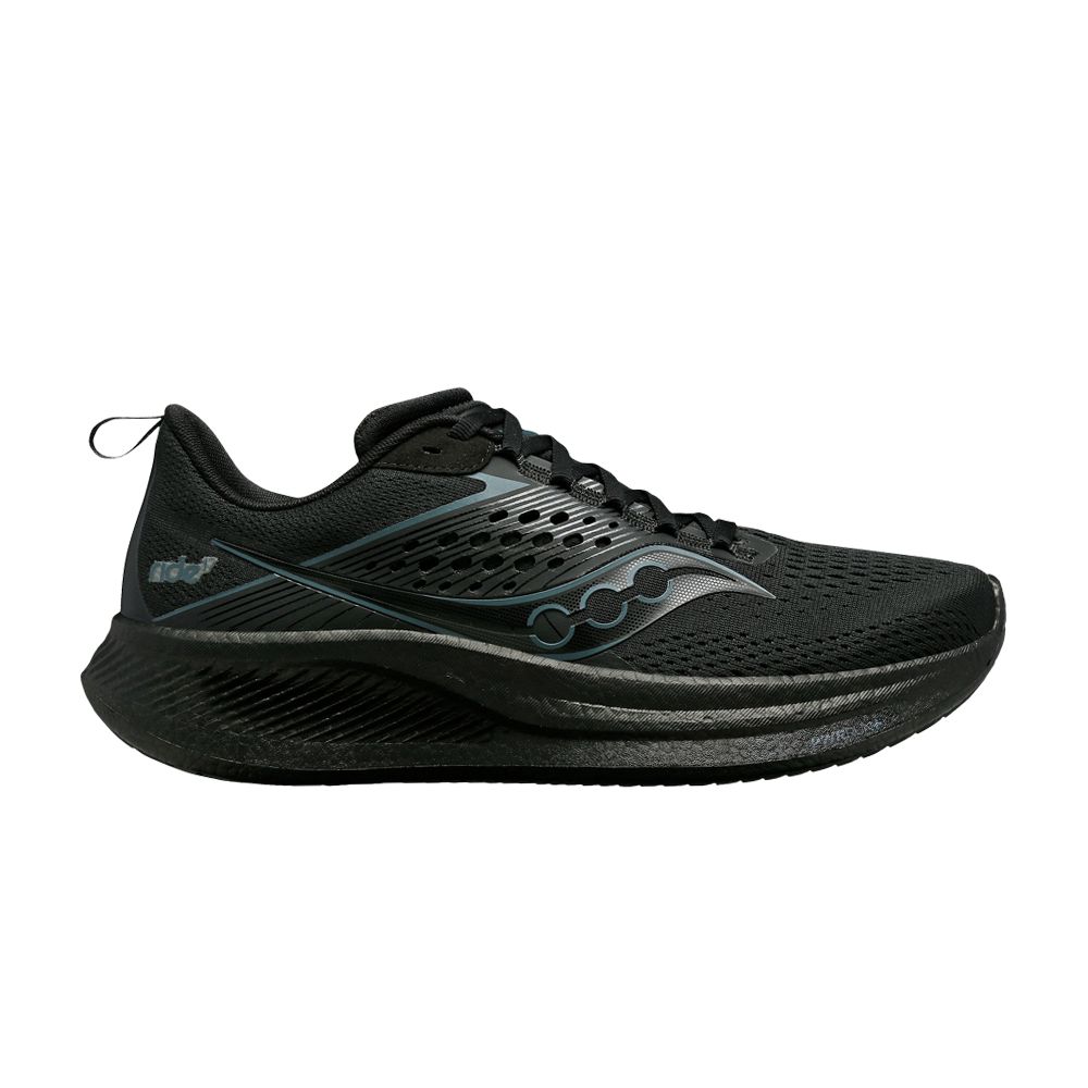 Pre-owned Saucony Wmns Ride 17 'triple Black'
