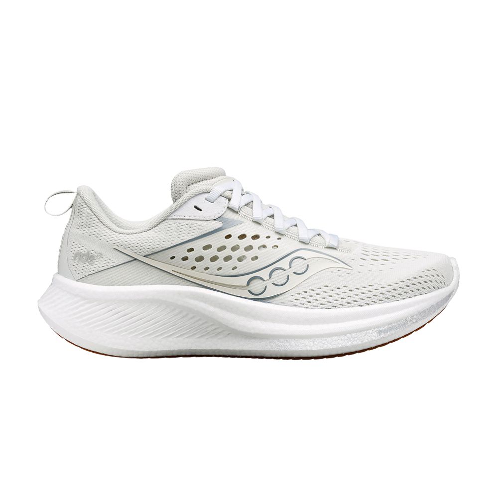 Pre-owned Saucony Wmns Ride 17 'pearl Gum' In White