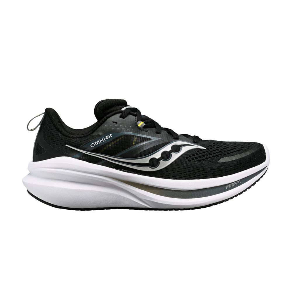 Pre-owned Saucony Omni 22 Wide 'black White'