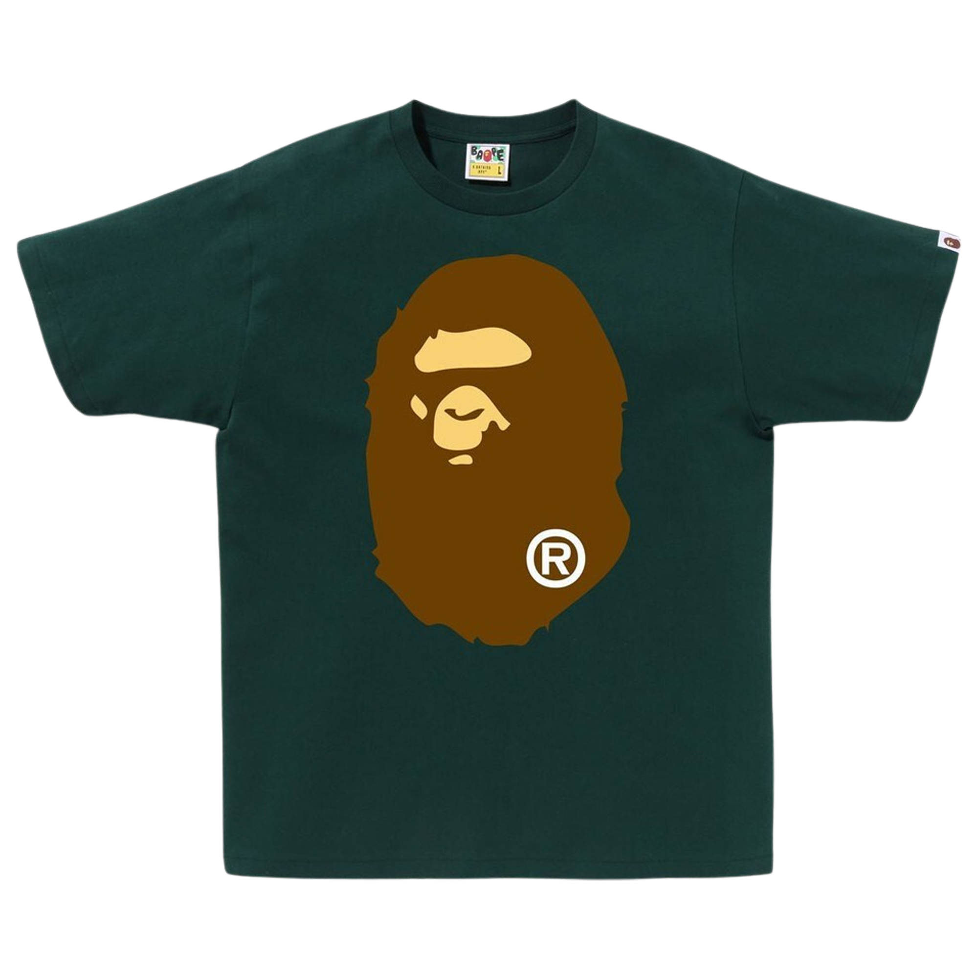 Pre-owned Bape College Tee 'green'