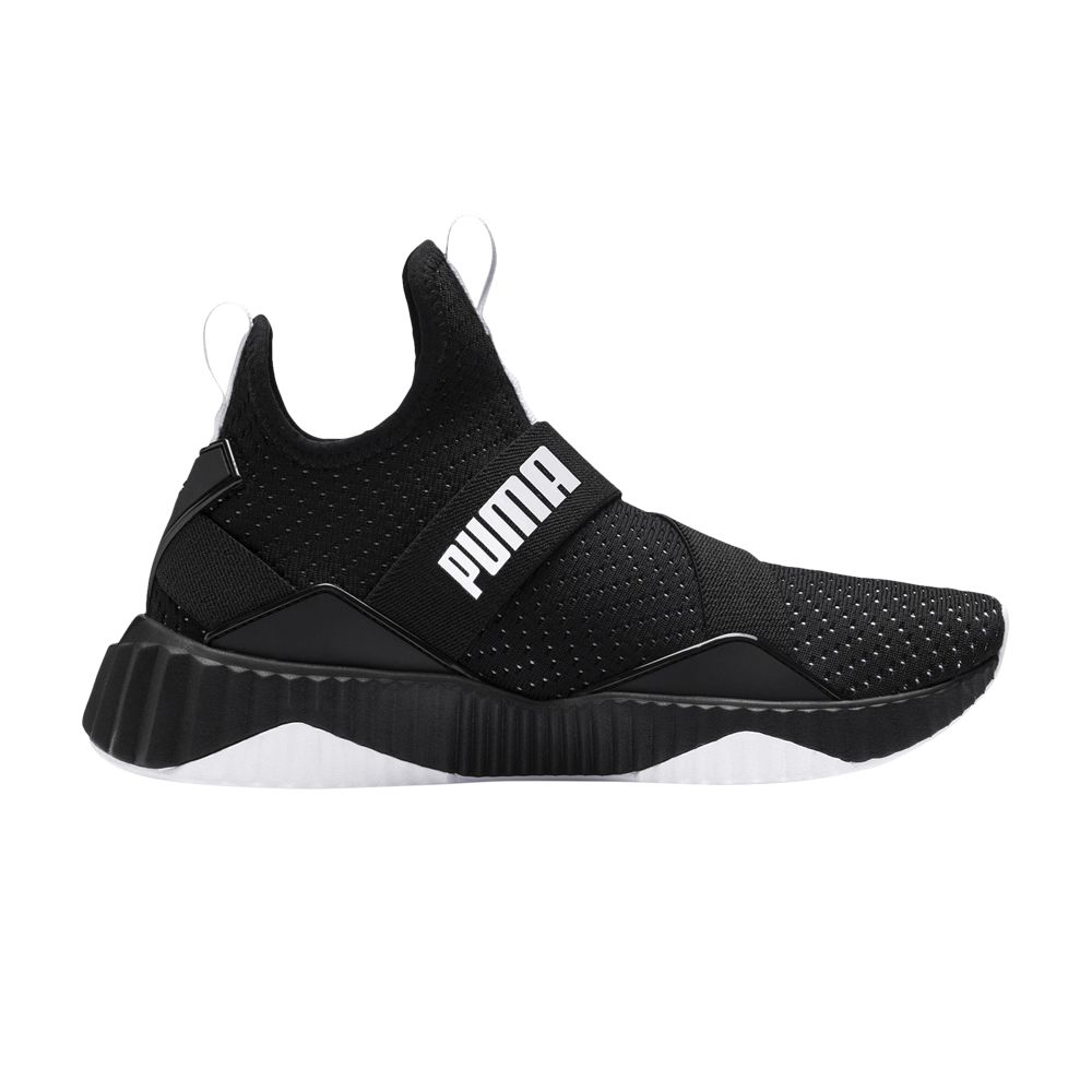 Pre-owned Puma Wmns Defy Mid Core 'black White'