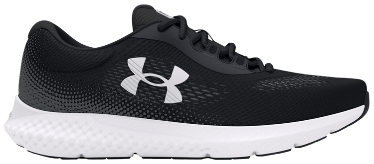 Under Armour Charged Rogue 4 4E Wide Black White