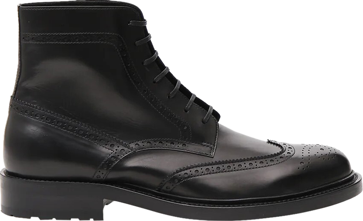 Saint Laurent Army 20 Lace Up Boot 'Black'