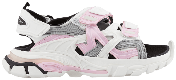 Balenciaga Wmns Track Sandal White Pink Grey