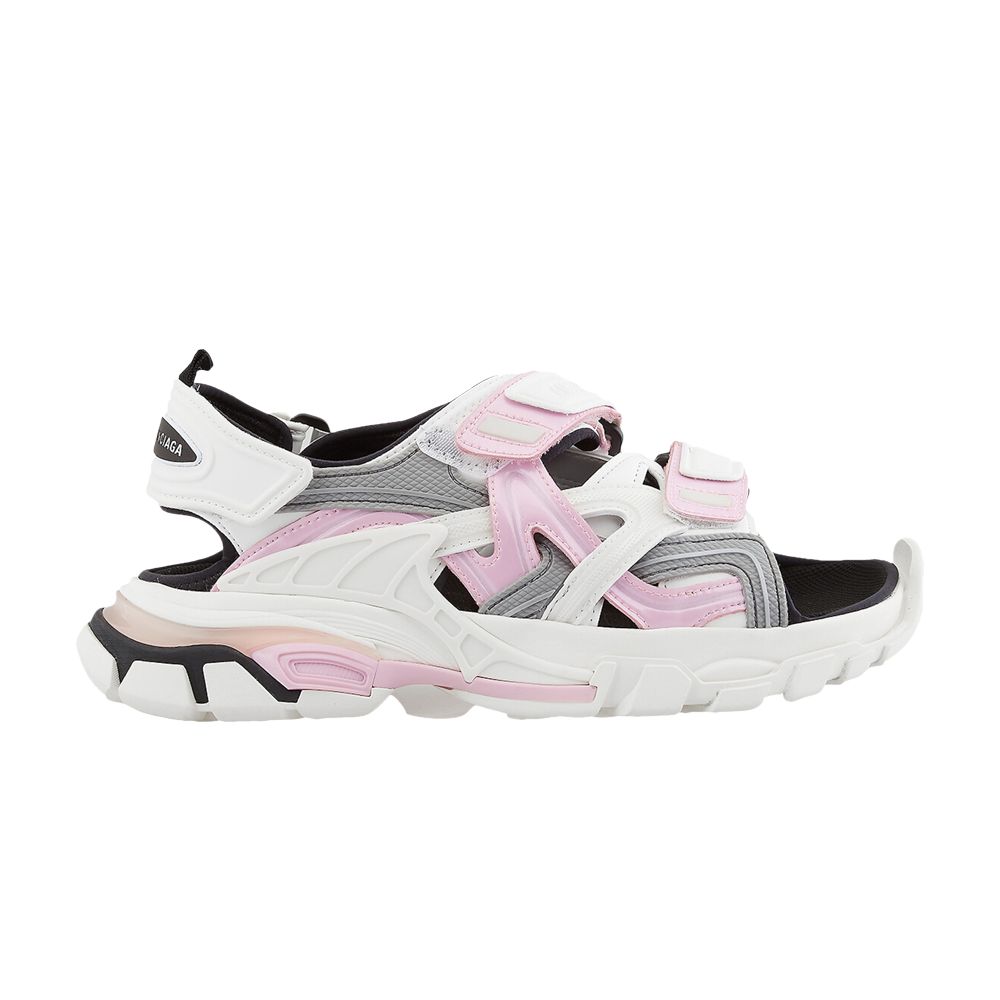 Pre-owned Balenciaga Wmns Track Sandal 'white Pink Grey' | Women's Size 35