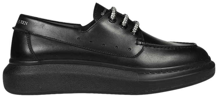 Alexander McQueen Oversized Boat Sneaker Black
