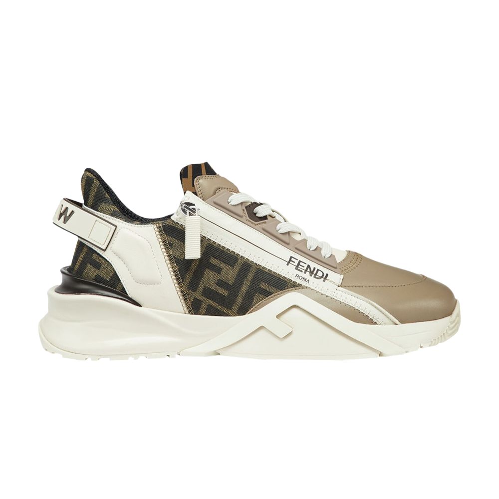 Pre-owned Fendi Flow Slip-on 'beige' In Cream