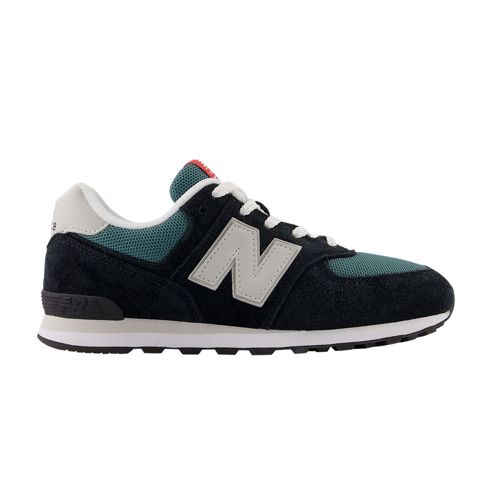 Pre-owned New Balance 574 Big Kid 'black New Spruce' | Kid's Size 4.5