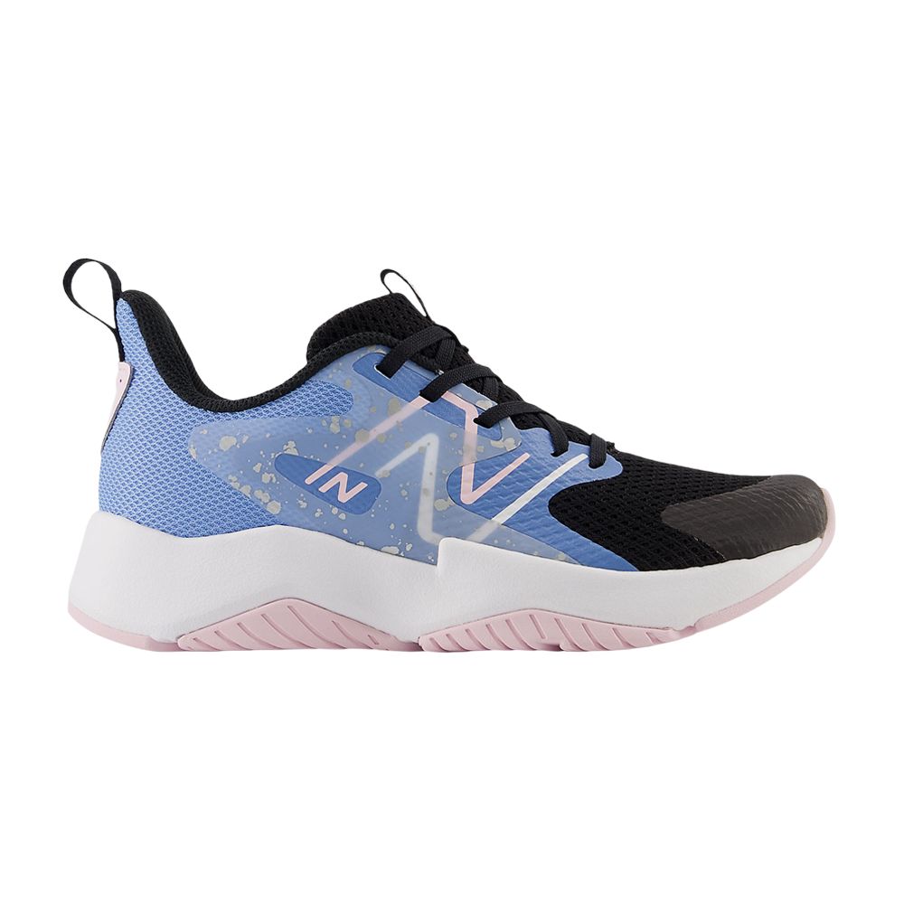 Rave Run v2 Big Kid 'Black Blue Laguna Paint Splatter' - GKRAVBL2