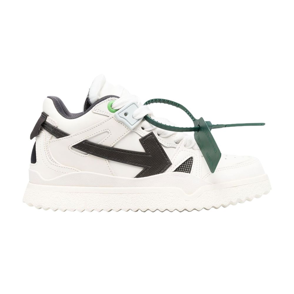 Pre-owned Off-white Wmns New Sponge Mid 'white Black' 2022 | Women's Size 36