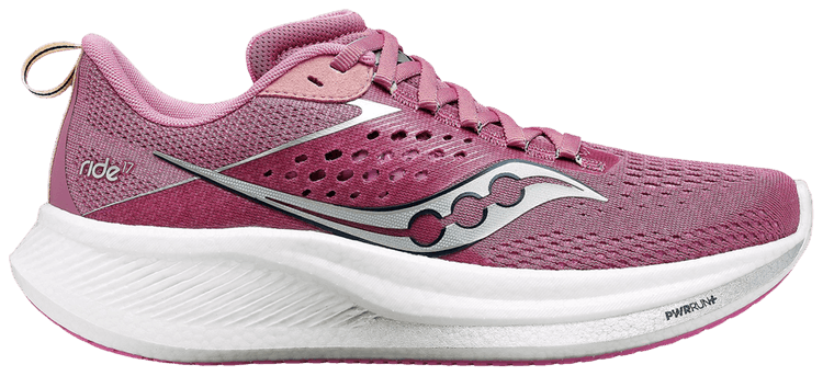 Saucony Wmns Ride 17 Wide Orchid Silver
