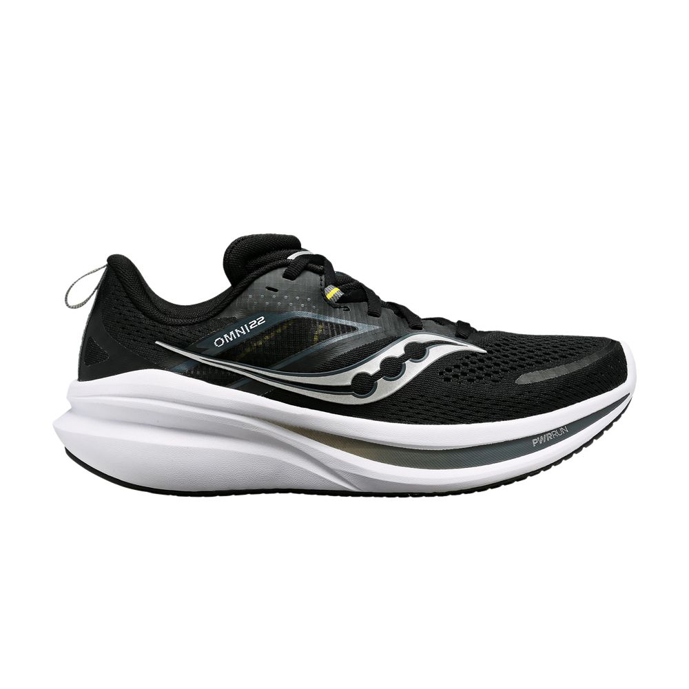 Pre-owned Saucony Wmns Omni 22 Wide 'black White'