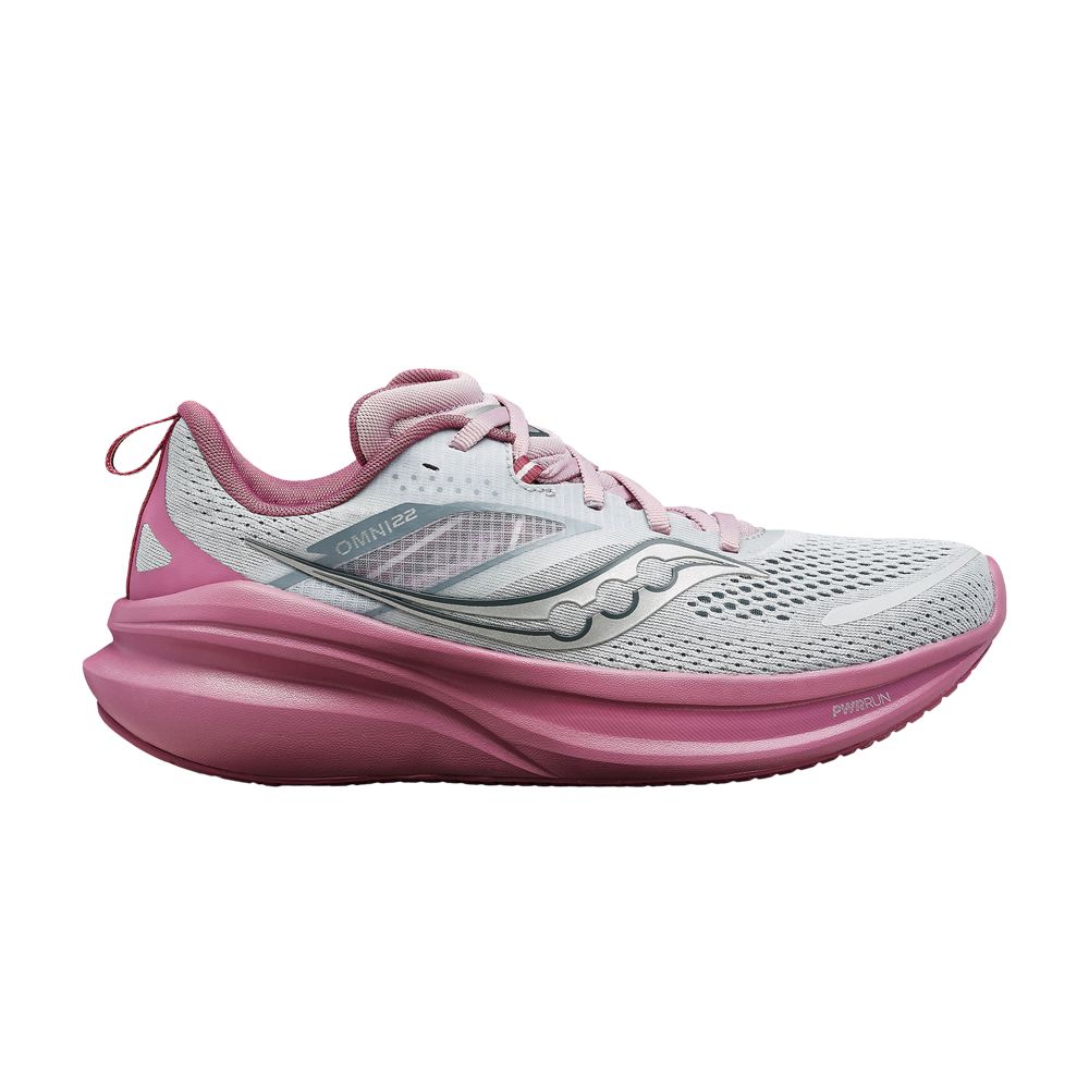 Pre-owned Saucony Wmns Omni 22 Wide 'cloud Orchid' | Grey | Women's Size 5 In Gray