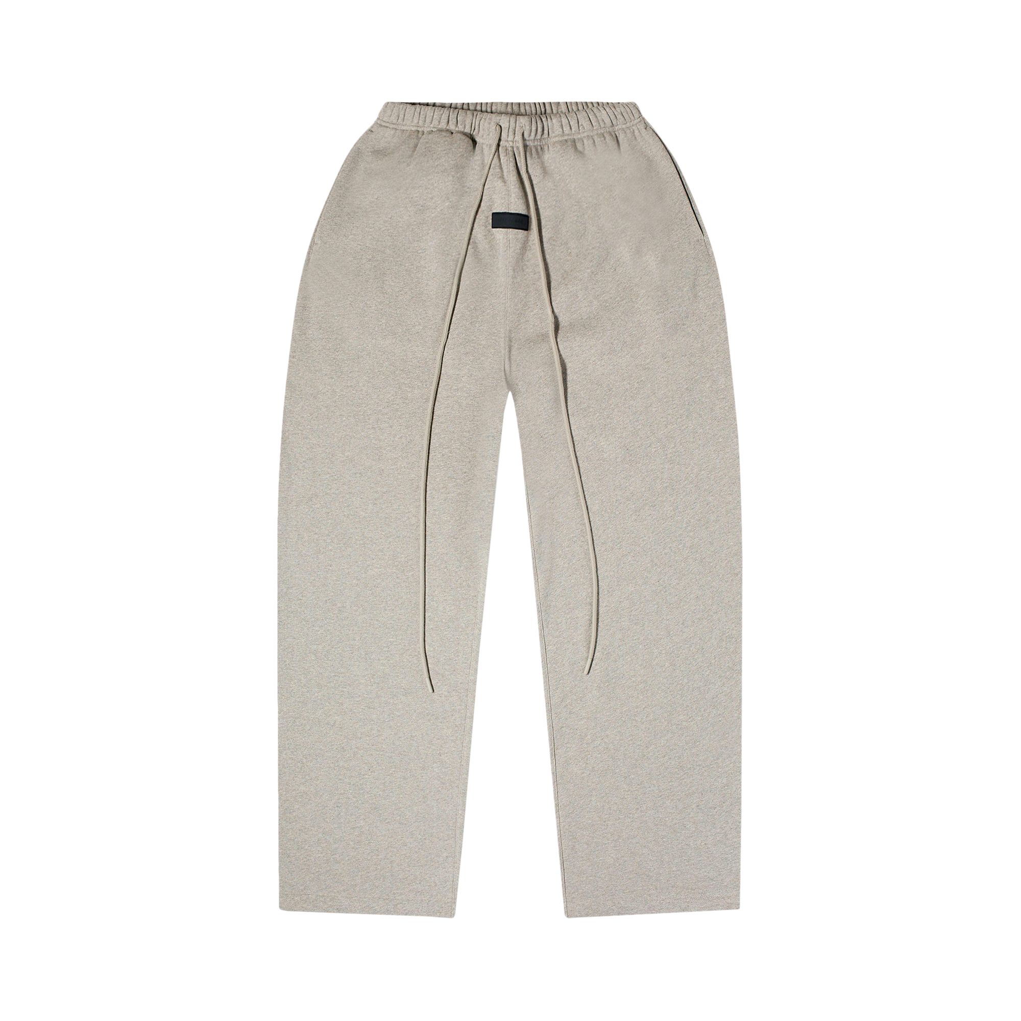 Fear of God Essentials Relaxed Pants 'Dark Heather Oatmeal' | Grey | Men's Size S